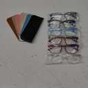 NOVIVON 6 Pack Reading Glasses for Women, Reading glasses men, Blue Light Blocking Readers, Computer eye glasses, Cheaters +1.25