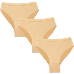 FEOYA Girls Dance Briefs Ballet Panties No Show Seamless 3 Pack High Cut Profession Ballerina Gymnastics Underwear 15Y