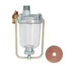 New Fuel Gas Sediment Strainer Bowl Assembly for Allis Chalmers 135 150 165 175 180 202 30 for Massey Ferguson Case IH WC WF WD45 D15 D17 D19 D21 505472M91 70237946 237946 Replaces 70237946 237946
