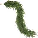9FT Christmas Norfolk Pine Garland -1PCS, Artificial Pine Needles Garlands Faux Greenery Fake Garland for Holiday Fireplace,Table,Window,Stairs,Mante,Indoor Outdoor Decor
