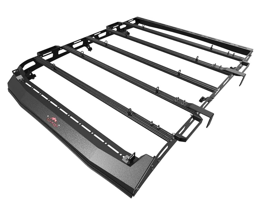 CLAMBER Top Roof Rack Heavy Duty Accessories for 2005-2023 Toyota Tacoma Double Cab 4 Full-Size Doors No Drilling