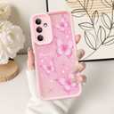 FUXICASE Case for Samsung Galaxy A35 5G, Silicone Shockproof Cover Women