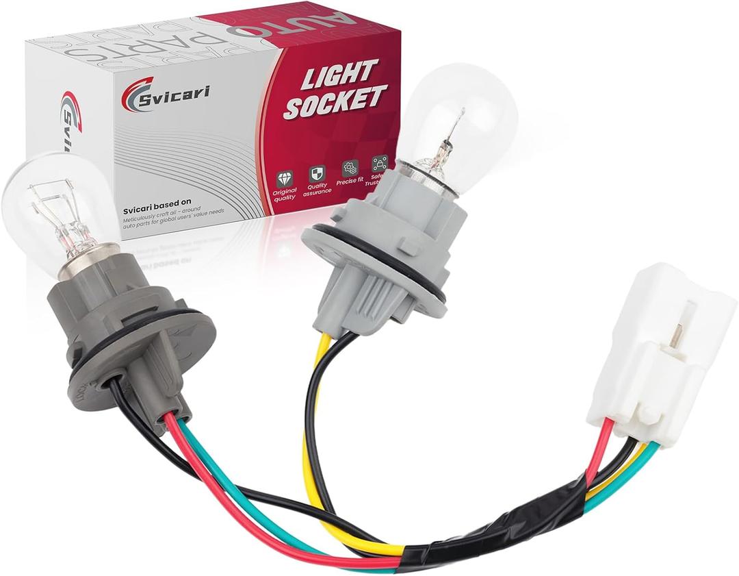 Tail Light Socket Wire Harness with Light Bulb Fit for Kia Forte 2014 2015 2016 Rear Brake Lamp Bulb Plug Holder Connector Wiring Harness Assemblies Replace OE 92470-A7000