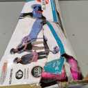 ChromeWheels Scooters for Kids, Deluxe Kick Scooter Foldable 4 Adjustable Height 150lb Weight Limit 3 Wheel, Lean to Steer LED Light Up Wheels, Best Gifts for Girls Boys Age 3-12 Year Old