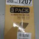 Mr.Shield Screen Protector compatible with Samsung Galaxy Z Flip 7 5G (Front Screen Only) [Tempered Glass] [3-PACK] [Japan Glass with 9H Hardness]