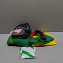 Men Women Santa Suit Christmas Santa Claus Outfit Red Velvet Santa Suit Christmas Cosplay Suit for Adults Santa Suit (Large, Green Elf Costume)