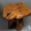 THY COLLECTIBLES Rustic Cedar Wood Plant Stand for Potted Containers, Fishbowls, Vases for Your Garden or Home Dcor - L12 x W12 x H13.5