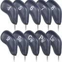 Craftsman Golf Magnetic Iron Headcovers Protective Cover with Large No.