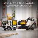 LEGO Technic Volvo FMX Truck & EC230 Electric Excavator Building Toy, Volvo Truck Toy with 2 Model Vehicles, Great Gift for Boys and Girls Ages 10 and Up Who Love Heavy Duty Construction Models, 42175
