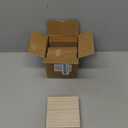 Bright Creations Unfinished MDF Wood Blocks for Crafts, 1 in Thick Wooden Square Blocks (4x4 inches) - Pack of 4 - Unfinished Wood
