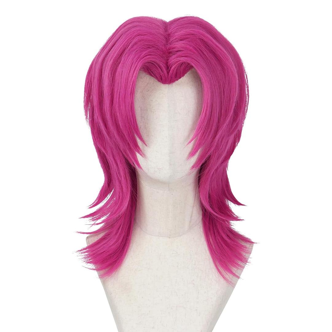 Cosplay Hair Wig Halloween Party for Male (Red)