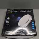 LED Flush Mount Ceiling Light - 12 Inch Ceiling Light Fixtures 3000/4000/5000K Adjustable, 16W (120W Equivalent), 1500LM, Dimmable Light Fixture for Bedroom, Kitchen, Bathroom, Energy Star, ETL