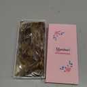 Ombre Water Wave I Tip Hair Extensions Human Hair 22 Inch Cold Fusion Hair Extensions Medium Brown Highlighted Blonde #4P27 Curly Wavy Pre Bonded Stick I Tip Real Human Hair Extensions 50 Strands 50g