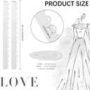 Adjustable Fit Satin Corset Back Kit Women's Wedding Dress Corset Kit Loops Fit Lace up for Prom Form Dress