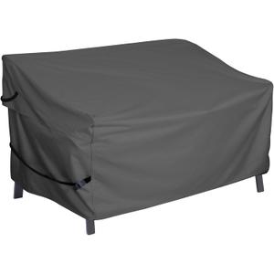 Porch Shield Waterproof Outdoor Deep Seat Sofa Cover Patio Furniture Couch Cover 79W x 40D x 35H inch, Black