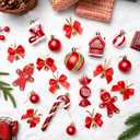 2.3Ft Lime Green Christmas Tree, Bendable Christmas Tree with Dual-Mode Light String and Ornaments, Whimsical Xmas Decor for Holiday Party