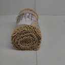 Yimobra Bathroom Rugs Non Slip Washable - Ultra Soft Absorbent Chenille Bath Mat, Quick Dry Shaggy Floor Carpet for Tub Shower, Light Brown Home Decor Accessories, 24x17 Inch