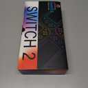 Switch 2 Accessories Bundle for Nintendo Switch 2,13 in 1 Travel Carrying Case Kit with Screen Protector,Clear Shell,Blue Red Silicone Cover for Joycons,20 Game Card Holder,4 Thumb Grip Caps,Black,2025