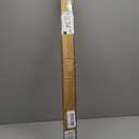 Amazon Basics No Drill Easy Install Sturdy Shower Curtain Tension Rod, Adjustable 42-73" Length, Black, Bathtub