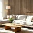 Art3d 4-Pack 47x23.6 Inch Acoustic Panels with Wood Slat Design - Soundproof Wall Panel for Office, Gaming Room & Studio, Ideal for Streamers, Home Workers & Recent Movers, Deep Walnut