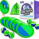 PlayZap Toss and Catch Ball Set - Outdoor Toys for Kids Games - Outside Yard Pool Beach Toys for 3 4 5 6 7 8+ Years Old Boys Girls - Birthday Gift Easter Basket Stuffers