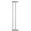 BABELIO Baby Metal Gate Extension, 5.5 Inch Gray Extra Wide Pet Gate for Stairs & Doorways, Pressure Mounted Baby Gate Dog Gate, No Tools Required,30" Tall
