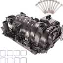 Engine Intake Manifold Assembly Compatible with 2009-2018 Dodge Ram 1500 2500 3500 2019-2021 RAM 1500 2009 Chrysler Aspen 5.7L V8 OE# 68194114AC Replaces OE# 68194114AC