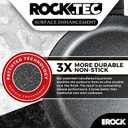 THE ROCK SOHO 15Pcs Cookware Set Pots and Pans Set Non Stick with ROCK.TEC Compact for Urban Kitchens, Nothing Sticks, Never Warps, Lasts Longer, Induction & Dishwasher Safe, Black