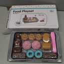 Cookie Play Food Set, Play Food for Kids Kitchen - Play Kitchen Accessories - Play Baking Cookies and Cupcakes Plastic Toy Food for Pretend Play, Kids Toddler Childrens Birthday Gifts