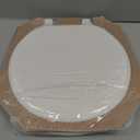 Bemis 400TTA Economy Durable Wood Toilet Seat, Made in USA, Round, White