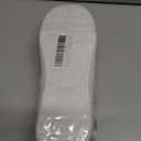 UBFEN Womens Mens Slippers Memory Foam Comfort Fuzzy Plush Lining Slip On House Shoes (9-10 Women/7-8 Men, White Red)