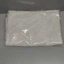 MIULEE Linen Scalloped Cream Shower Curtain with 12 Metal Hooks Boho Farmhouse Cute Heavy Duty Washable Waterproof Thick Cloth Shower Curtains with Black Border for Bathroom Hotel,W72*L72, Natural