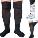2 Pairs Walking Boot Socks Air Cam Walker Brace Fracture Boot Orthopedics Socks Cast Boot Replacement Sock Liner