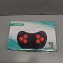 VOYOR-HEALTH Shiatsu Neck and Back Massager with Heat - 3D Kneading Deep Tissue Massage Pillow for Lower Back, Shoulder, Calf, Foot, Use at Home, Car, Office YZ100 (Black)