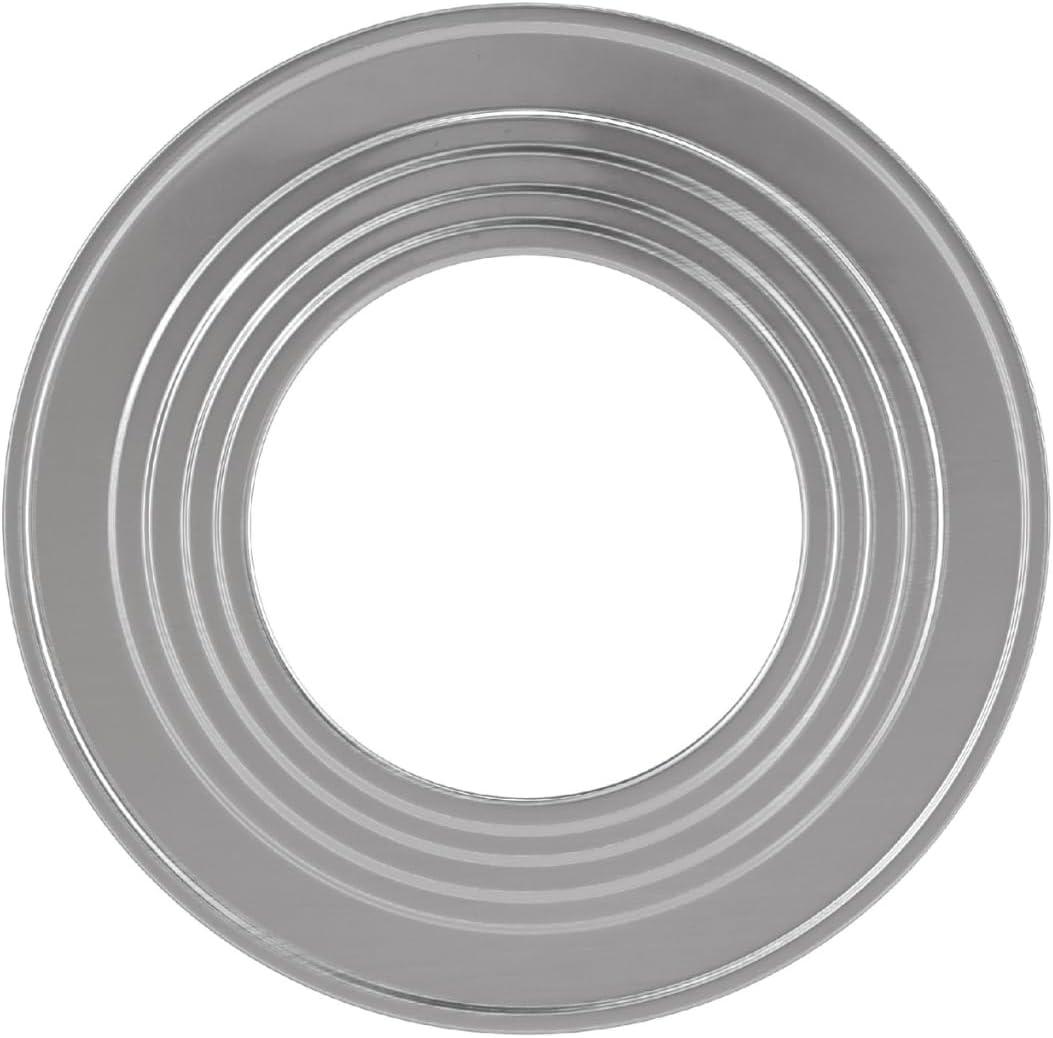 Prime Home Direct Stainless Steel Steamer Ring | Fits 7 to 12Inch Bamboo Steamer Basket | Steaming Ring for Asian Chinese Wok, Food, Dumpling, Dim Sum, Steam Pot Accessories Metal Cooking Rim Adapter