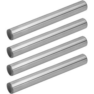 POWERTEC 71145 Hardened Steel Dowel Pins 3/8-Inch, Heat Treated and Precisely Shaped for Accurate Alignment, Alloy Steel , 4 Pack, Silver, 3/8" x 3" Pins