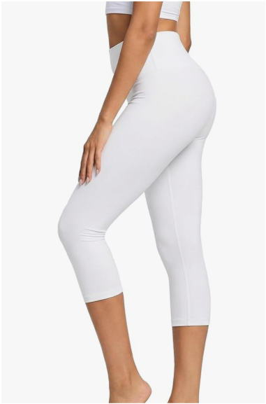 we fleece Women's Capri Leggings for Women Yoga Pants Women Workout Leggings Capri Pants Soft Women Yoga Leggings