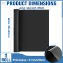 Amylove 24" x 5 ft Extra Large Magnetic Sheets for Crafts Non Adhesive 30 Mil Flexible Sheets for Die Cuts Arts Crafts Refrigerator and Metal Cutting Die Storage