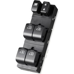 2009 2010 2011 Nissan Maxima Power Window Switch Driver Side, Nissan Maxima Master Door Lock Switch Control Assembly, Front Left - 25401-9N00D, 1S4460 (4 Auto)