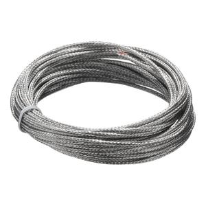 MECCANIXITY AWG 24 K-Type 2x0.5 Thermocouple Wire Braided Stainless Steel Insulation Up to 315C/599F 33 Ft for Thermocouple Probe Temperature Sensor