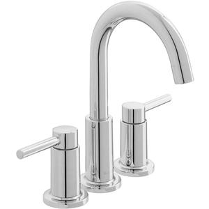 Dorind 8 in. Widespread 2-Handle High-Arc Bathroom Faucet in Chrome