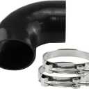 Ucreative 90 Degree Elbow ID: 4.0"(102mm) 4-Ply High Performance Coupler Silicone Hose for Vehicle with T-Bolt Clamp