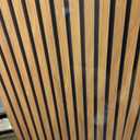 3D Slat Acoustic Wall Panels with Wood Finish Accent, 2 Pack Sound Absorbing Paneling for Studio, Office, Living Room, Bedroom Interior Decor (Natural Walnut, 48''L x 24''W)