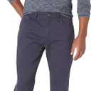 Amazon Essentials Men's Athletic Fit Chinos, Work Pants, 5-Pocket, Cotton Stretch, Navy, 32W x 32L
