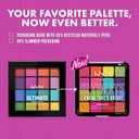 Nyx Professional Make up, Ultimate Shadow Palette, Eyeshadow Palette - I Know That's Bright