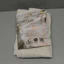 MYSKY HOME Linen Curtains for Living Room, Natural Semi Sheer Curtains & Drapes 84 inches Length 2 Panels Set Farmhouse Country Boho Style Back Tab Draperies for Sliding Glass Door, 50" Wide, Linen