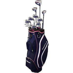 Wilson Women's Right Handed Profile Complete Golf Set with Cart Bag, Petite