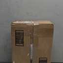 RYB HOME 100% Blackout Flax Linen Curtains 84 inch Length 2 Panels, Window Treatment Panels for Privacy Living Room & Bedroom Décor, Set of 2, W52 x L84, Greyish White