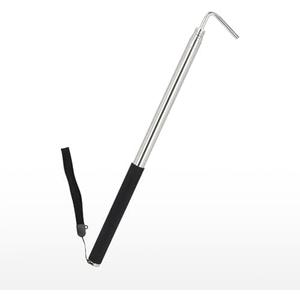 scottchen PRO RV Awning Rod Opener Easy Reach Telescopic Puller 13-3/4" to 44-3/4" Stainless Steel Silver & Black - 1pack