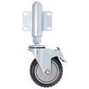Spring Loaded Heavy Duty Gate Support Wheel for Wooden & Metal Gates, 170 Lbs Load Capacity (4 Inch)